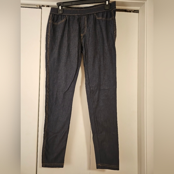 Faux Denim Leggings - Picture 1 of 6